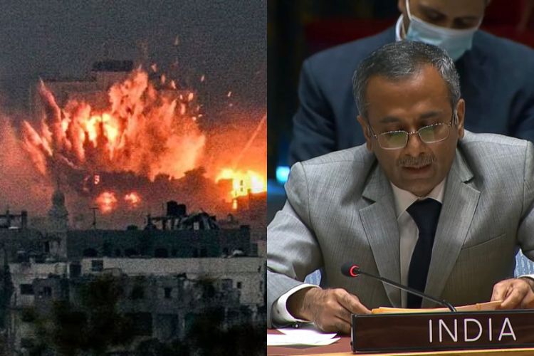 India Commits Humanitarian Aid and Support for Two-State Solution at UNSC Amid Israel-Hamas Conflict